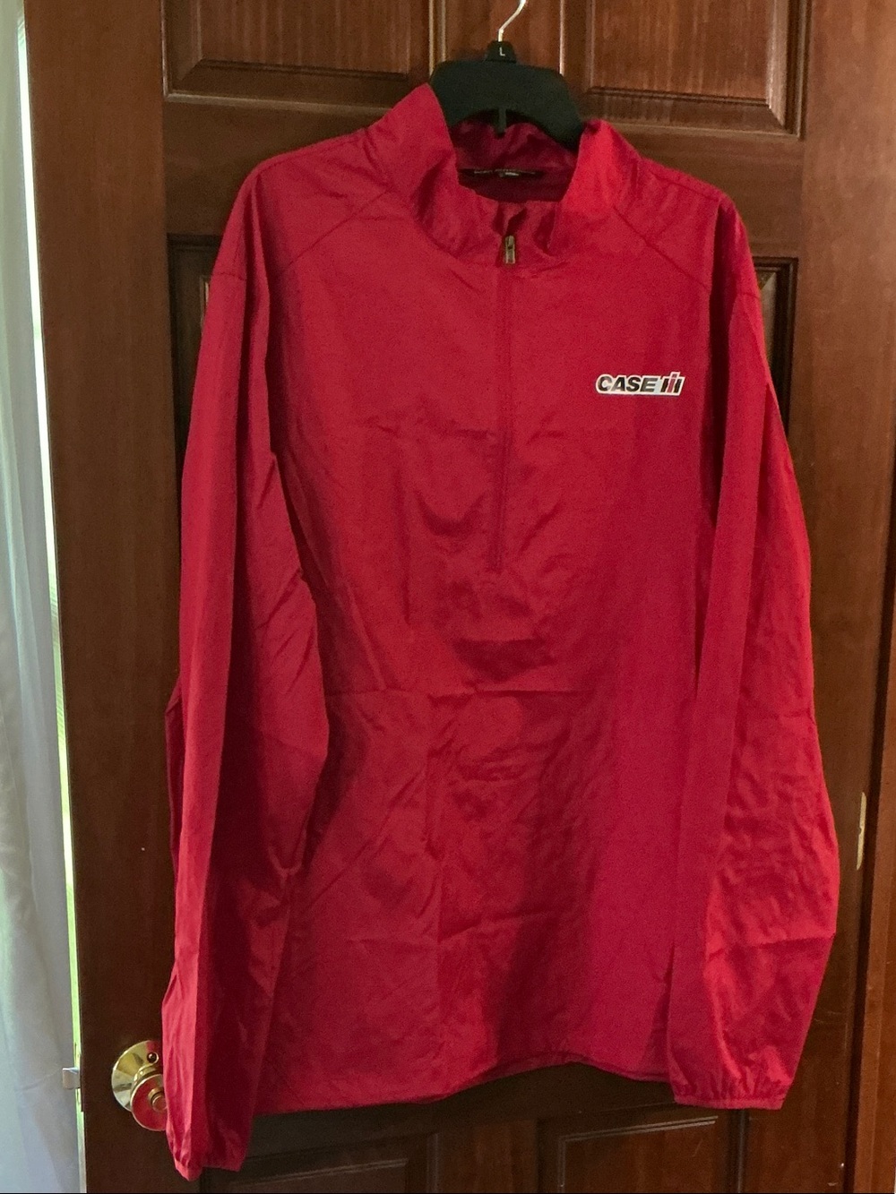 Men's Red Windbreaker Jacket